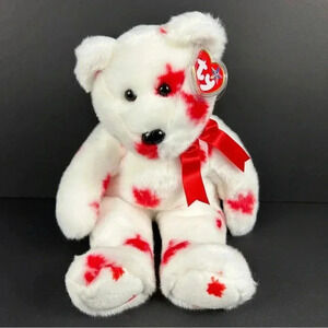 TY CHINOOK the BEAR BEANIE BUDDY (14") - MINT with MINT TAGS  - CANADA EXCLUSIVE